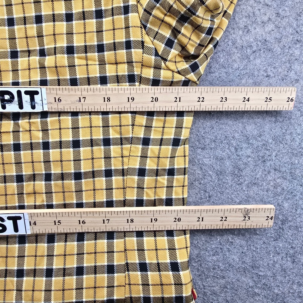 Twisted Tailor Austen Suit Mens 44R Mustard Yellow Plaid Excellent Slim Fit 2pc - Picture 15 of 16